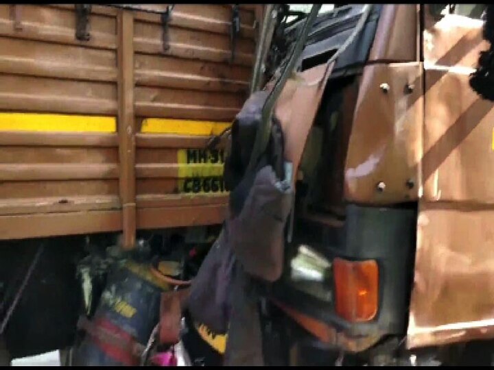 truck accident at mumbai pune expressway पुणे-मुंबई एक्सप्रेसवेवर भीषण अपघात, टेम्पोने सहा कामगारांना चिरडले