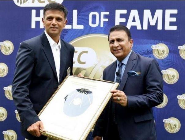 राहुल द्रविडचा 'आयसीसी हॉल ऑफ फेम'मध्ये समावेश Team India's The Wall Rahul Dravid officially inducted into ICC Hall of Fame राहुल द्रविडचा 'आयसीसी हॉल ऑफ फेम'मध्ये समावेश