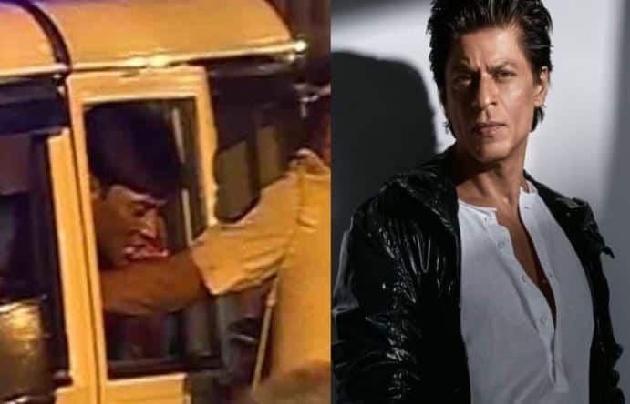 shahrukhkhan fan hurt himself outside of mannat during pre Diwali celebration शाहरुखच्या फॅनने 'मन्नत' समोर स्वत:वर वार केले