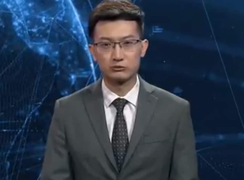China Xinhua News debuts news anchor robot बातम्या सांगणारा अँकर रोबो, चीनच्या वृत्तसंस्थेची निर्मिती