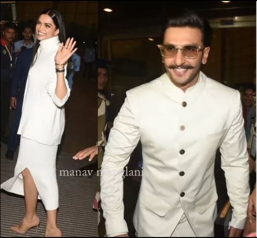 विवाह सोहळ्यासाठी रणवीर आणि दीपिका रविवारी इटलीला रवाना झाले आहेत.