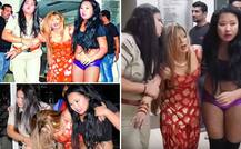 परदेशी कुस्तीपटूने आपटल्यानंतर राखी सावंत म्हणते...