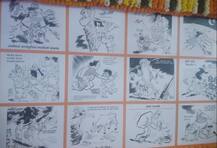 बाळासाहेबांनी रेखाटलेल्या व्यंगचित्रांचं प्रदर्शन