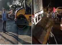 पोलिसांनी स्पीडब्रेकर बांधला, \'अतिक्रमण हटाव\'ने सपाट केला