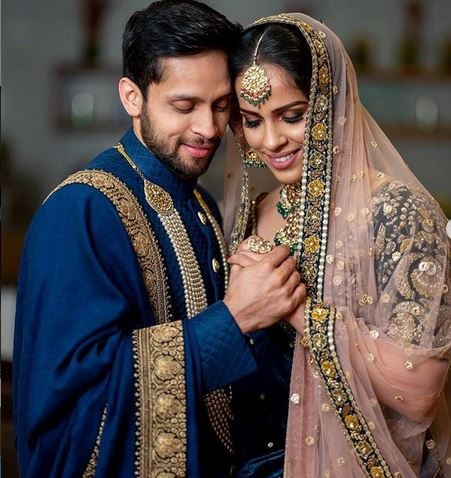 Saina Nehwal and Parupalli Kashyap Wedding Reception फुलराणी सायना- 'फुलराजा' कश्यपच्या रिसेप्शनची क्षणचित्रं