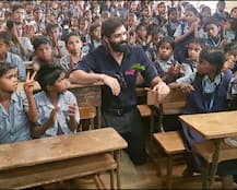 अमित ठाकरेंचा शहापूर दौरा, विद्यार्थ्यांशी साधला संवाद