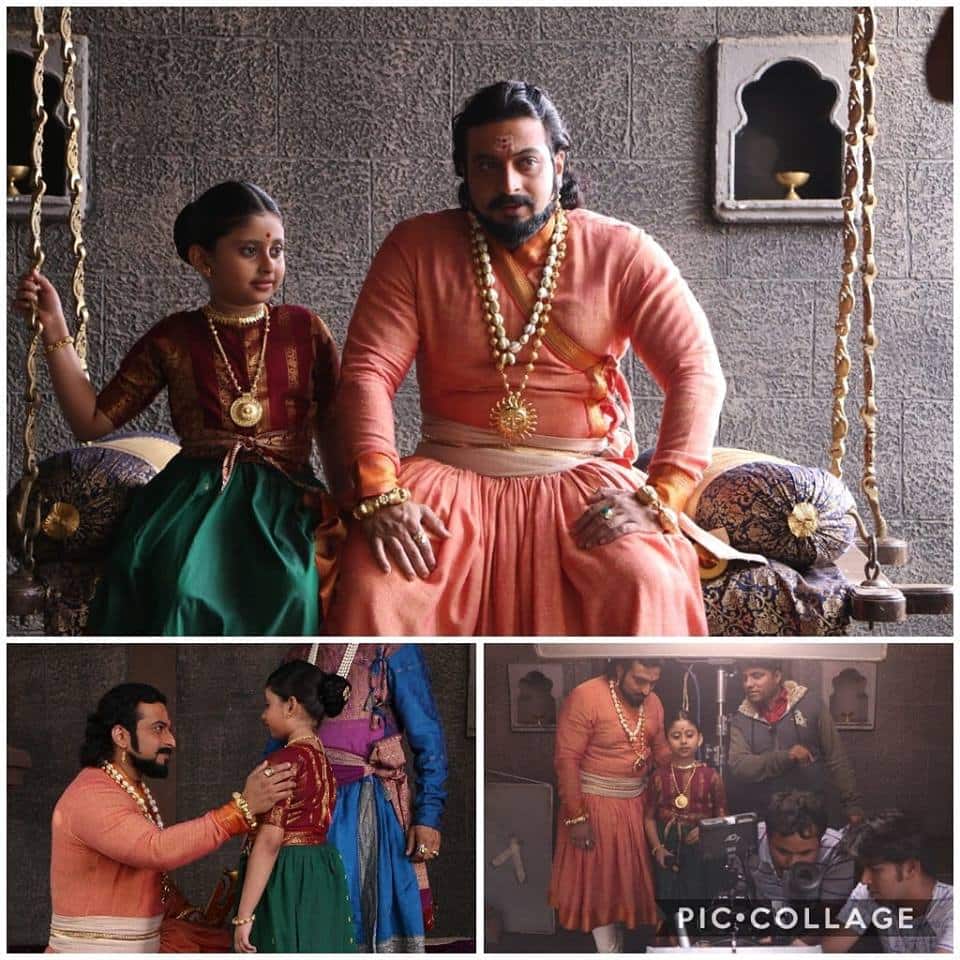 डॉ. अमोल कोल्हेंच्या मुलीचं टीव्हीवर दमदार पदार्पण amol kolhe's daughter Aadya debut on tv with swarajya rakshak sambhaji serial डॉ. अमोल कोल्हेंच्या मुलीचं टीव्हीवर दमदार पदार्पण
