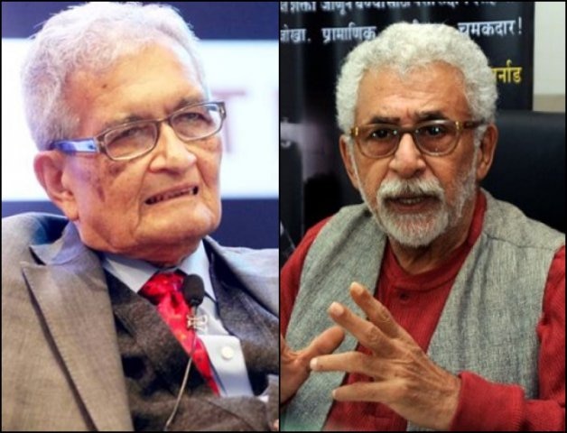 Amartya Sen Supports Naseeruddin Shah, says actor being Teased नसीरुद्दीन शाहांना त्रास दिला जातोय : अमर्त्य सेन