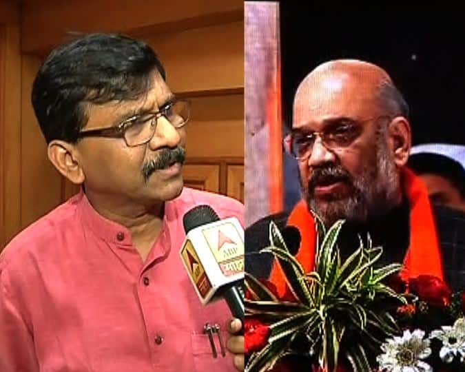 Shivsena MP Sanjay Raut answers BJP President Amit Shah's statement on Contesting elections alone 'रोडरोमियो'सारखे आमच्या मागे का लागता? : संजय राऊत