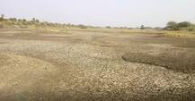 सोलापुरात अधिकाऱ्यांचं कोरड्या तलावातून पाण्याचं नियोजन