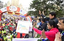 मुंबई मॅरेथॉनचा उत्सव, पाहा खास क्षणचित्रे