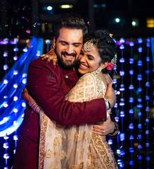 सिद्धार्थ चांदेकर आणि मिताली मयेकरच्या साखरपुड्याचे फोटो