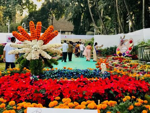 राणीच्या बागेत हॉर्टिकल्चरचं प्रदर्शन राणीच्या बागेत हॉर्टिकल्चरचं प्रदर्शन