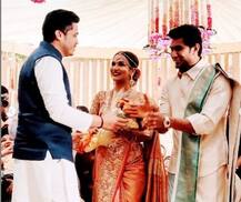 शरद पवारांचा नातू रोहित पवारांची सौंदर्या रजनीकांतच्या लग्नाला हजेरी