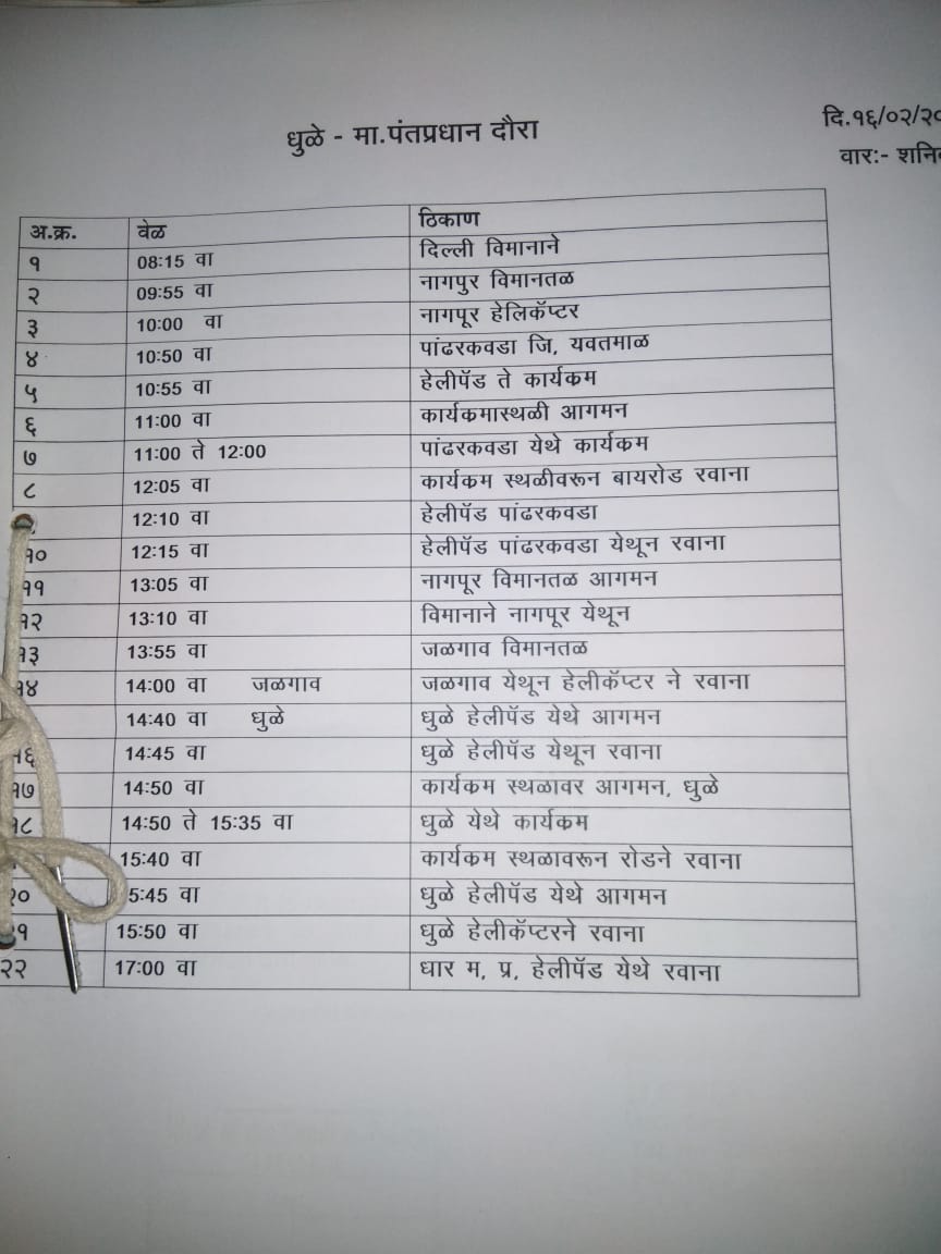 पंतप्रधान नरेंद्र मोदींचा उद्या महाराष्ट्र दौरा, विकासकामांचं उद्घाटन करणार