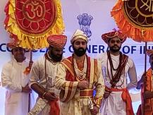 न्यूयॉर्कमधील भारतीय दूतावासात \'जय भवानी, जय शिवाजी\'चा जयघोष