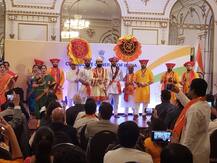 न्यूयॉर्कमधील भारतीय दूतावासात \'जय भवानी, जय शिवाजी\'चा जयघोष