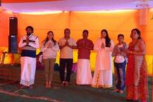 प्रयागराजमध्ये कुंभमेळ्यातील भाविकांना योग प्रशिक्षण