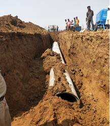 चंद्रपुरात पाईपलाईनच्या कामादरम्यान मातीचा ढिगारा कोसळून 2 मजुरांचा मृत्यू