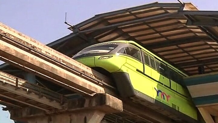 mono rail 2nd phase inauguration by Railway Minister Piyush Goyal and cm devendra fadnavis दुसऱ्या टप्प्यातील मोनो रेल्वेला मुख्यमंत्र्यांकडून हिरवा कंदील