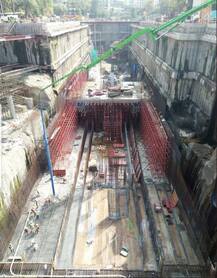 मुंबईच्या गर्भात मेट्रो 3 चं भव्यदिव्य बांधकाम