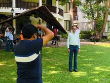 \'निवांत\'नार्वेकर, फावल्या वेळेत मिलिंद नार्वेकरांचं फोटोशूट