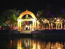 ठाण्यात मासुंदा तलावाच्या काठावर गुडीपाडव्याच्या पूर्वसंध्येला दीपोत्सव