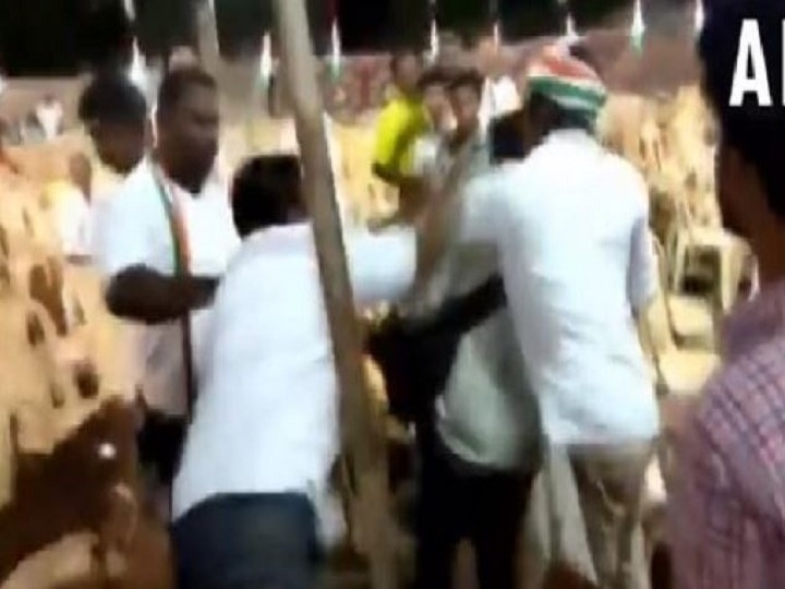 Congress Workers Beat Photojournalists For Clicking Pictures Of Empty Chairs At Congress Rally In Virudhunagar Not Specified