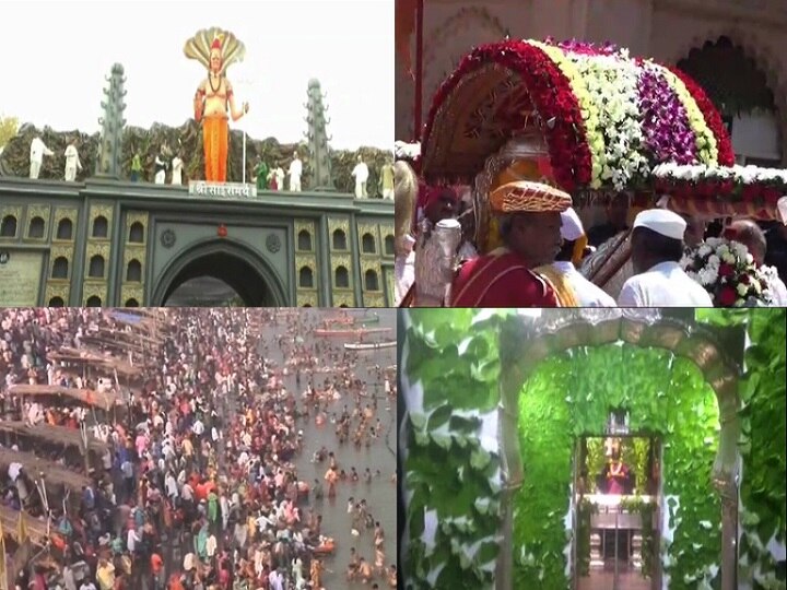 ram navami celebration in ayodhya, Shirdi, Pandharpur and Shegaon latest updates राज्यासह देशभरात राम जन्मोत्सवाचा उत्साह, मंदिरं भाविकांनी फुलली