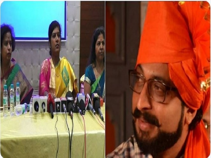 Shivsena women wing accuses Amol Kolhe of doing irrational behavior महाराजांच्या गडावर अमोल कोल्हेंचे अश्लील चाळे, शिवसेना महिला आघाडीचा आरोप