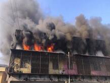 भिवंडीत पुन्हा अग्नितांडव, ब्रश कंपनी जळून खाक, आठ तासांनी आग आटोक्यात