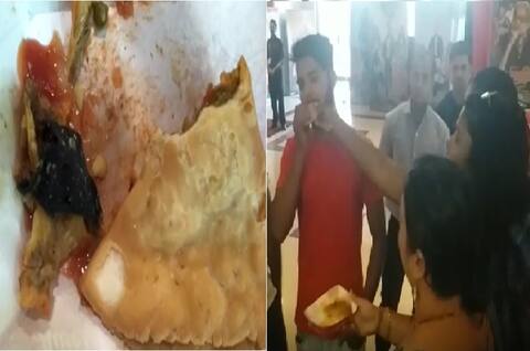 मल्टिप्लेक्समधील समोशात कपडा, मनसेचा राडा, विक्रेत्यालाच समोसा खिलवला