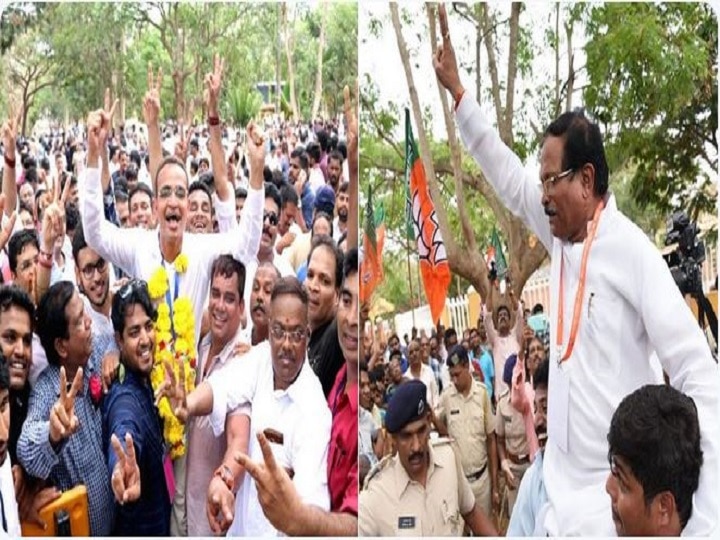 Loksabha Election results 2019 : BJP won 3 bypolls out of 4 in Goa, but loses Manohar Parrikar's Panaji seat to भाजपने पर्रिकरांचा गड गमावला; शिरोडा, म्हापसा, मांद्रेसह उत्तर गोवा लोकसभा मतदारसंघात यश
