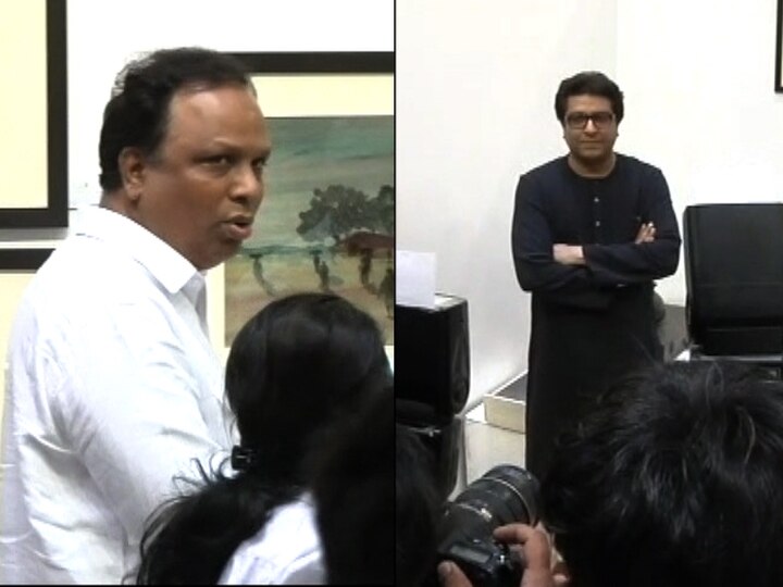 Raj Thackeray and Ashish Shelar comes face to face, avoids talking राज ठाकरे-आशिष शेलार... सख्ख्या मित्रांचे झाले पक्के राजकीय वैरी?