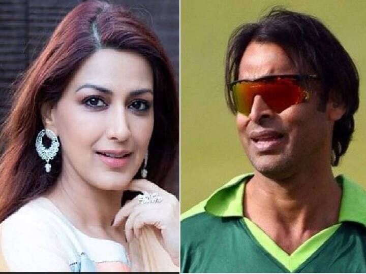 Pakistani Cricketer Shoaib Akhtar responds to rumors of him wanting to kidnap Actress Sonali Bendre सोनाली बेंद्रेला किडनॅप करण्याच्या इच्छेबाबत शोएब अख्तरचं स्पष्टीकरण