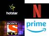 \'हॉटस्टार\' भारतातील सर्वाधिक लोकप्रिय OTT प्लॅटफॉर्म, देशातील मोठ्या शहरांमध्ये \'नेटफ्लिक्स\'ला पसंती