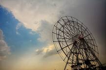 अमरावतीत पावसाच्या सरींसोबत आकाशात विविध रंगाची उधळण... निसर्गातील रंगतदार क्षण