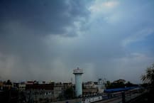 अमरावतीत पावसाच्या सरींसोबत आकाशात विविध रंगाची उधळण... निसर्गातील रंगतदार क्षण