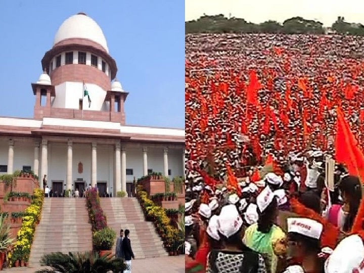 Hearing on plea against Maratha Reservation in Supreme court today मराठा आरक्षणविरोधी याचिकांवर आज सुप्रीम कोर्टात सुनावणी, युक्तिवादासाठी विधिज्ञांची टीम सज्ज