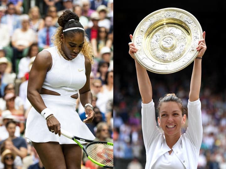 विम्बल्डनला मिळाली नवी राणी, सेरेनाला धूळ चारत सिमोना हालेप विजेती Simona Halep beats Serena Williams and won first Wimbledon विम्बल्डनला मिळाली नवी राणी, सेरेनाला धूळ चारत सिमोना हालेप विजेती