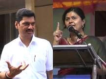 टवाळखोरांनी केलेले उद्घाटन हा बालिशपणा, पंकजा मुंडेचा धनंजय मुंडेंना टोला