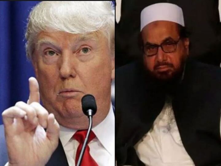 America president Donald trump on Mumbai terror attack mastermind Hafiz Saeed arrest हाफिज सईदला शोधण्यासाठी दोन वर्ष प्रचंड दबाव आणला, डोनाल्ड ट्रम्प यांची प्रतिक्रिया