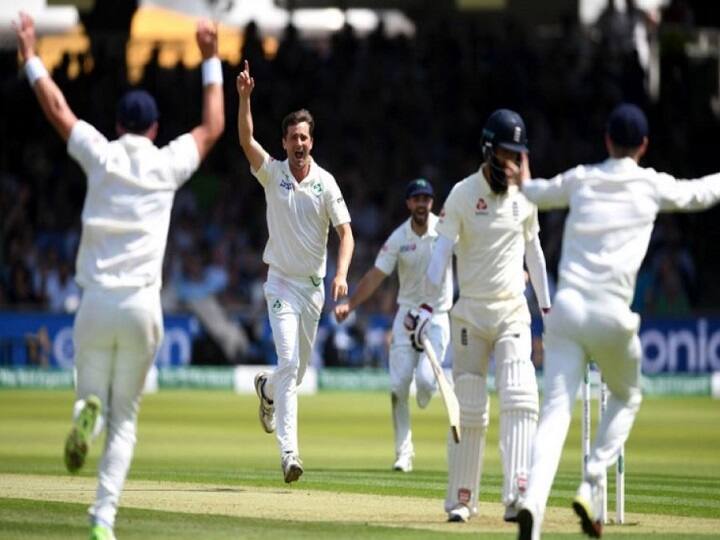England vs Ireland only test lords England team bowled out on 85 in first inning after विश्वचषकानंतर विश्वविजेत्या इंग्लंडला आयर्लंडचा दणका, अवघ्या 85 धावांत गुंडाळले