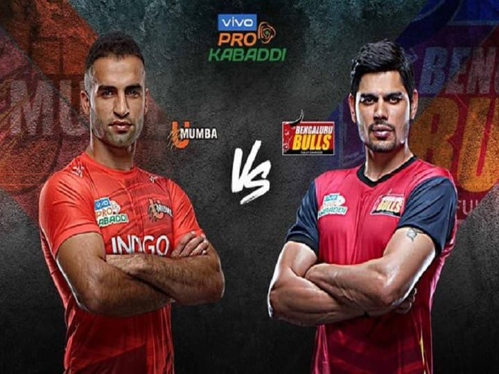 Pro Kabaddi : रोमांचक सामन्यात बेंगलुरु बुल्सकडून यू मुंबा पराभूत Pro Kabaddi League 2019 - bengaluru bulls defeat u mumba by 30-26 margin Pro Kabaddi : रोमांचक सामन्यात बेंगलुरु बुल्सकडून यू मुंबा पराभूत