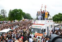 मुख्यमंत्री देवेंद्र फडणवीस यांच्या महाजनादेश यात्रेला अमरावतीहून सुरुवात, राजनाथ सिंहाच्या उपस्थितीत शुभारंभ