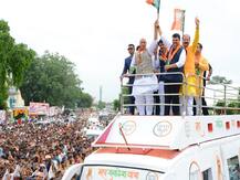 मुख्यमंत्री देवेंद्र फडणवीस यांच्या महाजनादेश यात्रेला अमरावतीहून सुरुवात, राजनाथ सिंहाच्या उपस्थितीत शुभारंभ