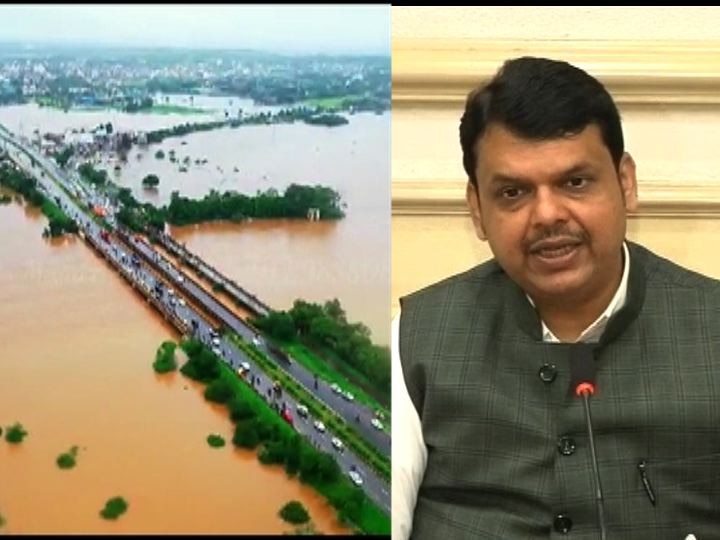 CM devendra Fadnavis meetion On Flood situation in Kolhapur, sangli, satara पूरग्रस्त भागात यंत्रणांनी सतर्क राहावे, मुख्‍यमंत्री फडणवीसांनी आढावा घेतला