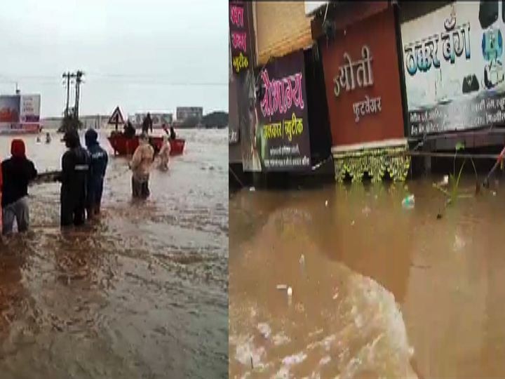 Flood condition in Kolhapur and sangli सांगली, कोल्हापुरात पुराची स्थिती भीषणच, अजूनही हजारो लोक अडकलेलेच, मुख्यमंत्री आज दौरा करणार