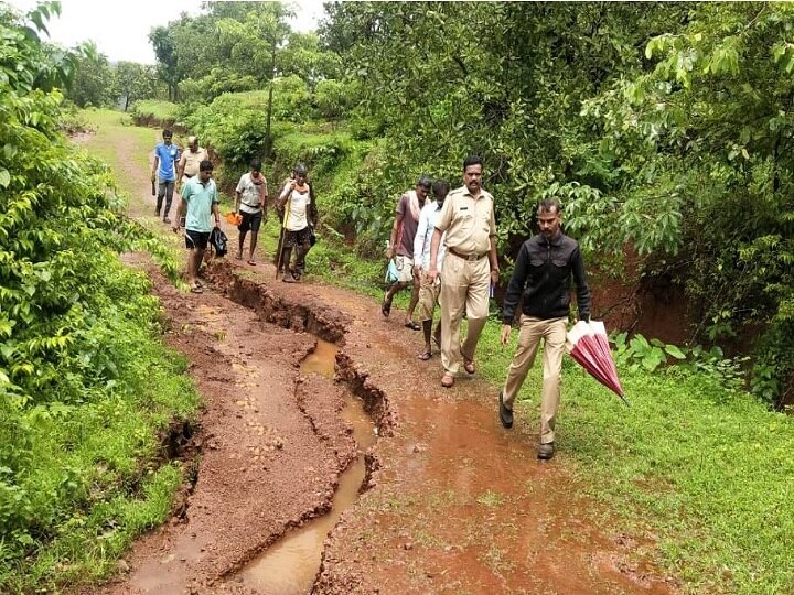 रत्नागिरीत डोंगर, जमीन खचण्याचे सत्र सुरुच, अनेक घरांना धोका