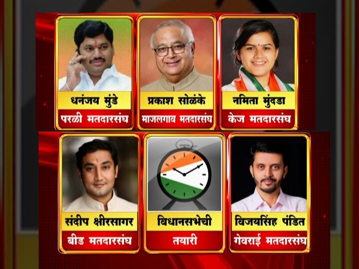 Vidhansabah election 2019, Sharad Pawar Announces assembly election NCP Candidates from Beed Assembly Election 2019 | बीडमधील राष्ट्रवादीच्या उमेदवारांची शरद पवारांकडून घोषणा